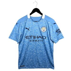 Puma Manchester City 2019 Home Jersey Men's Sz M Medium in Blue